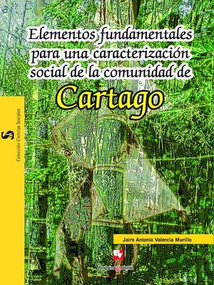 cover image of Elementos fundamentales para una caracterización social de la comunidad de Cartago